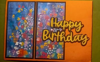 A quick and easy birthday card idea and new for 2024 card making classes in Brixham