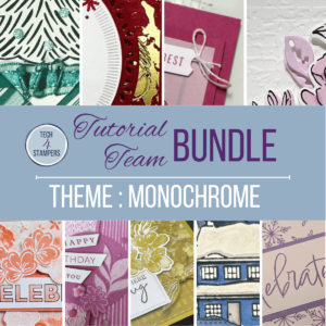 9 Card Ideas Tutorial for Monochome Cards