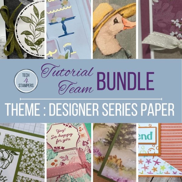 9 Card Ideas Tutorial for using Designer paper (DSP)
