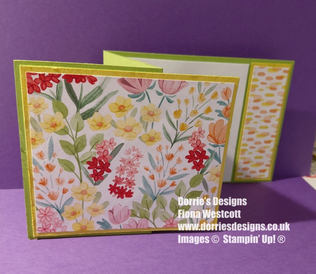 Z fold greeting card