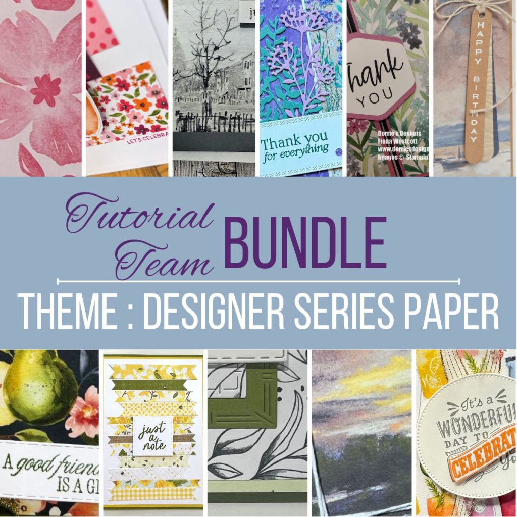 designer series paper tutorial