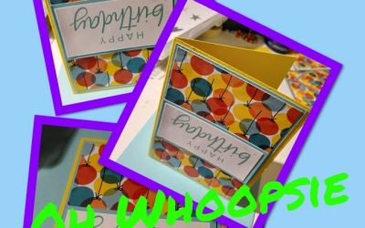 Whoopsie Friday : How I corrected a card I had made upside down .