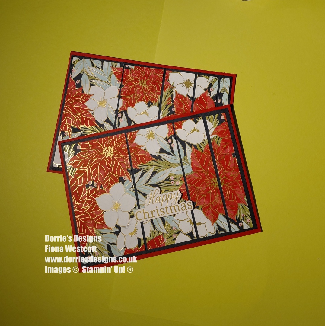 No Stamping Christmas card