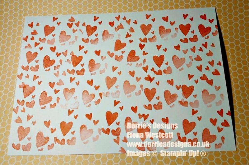 Love and Friendship patterned paper