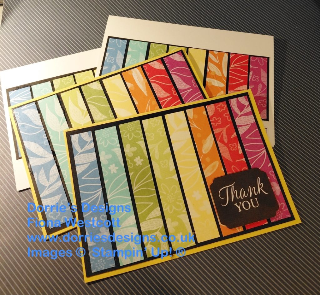 Bright Floral Thank You cards